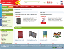 Tablet Screenshot of obchod-detem.cz